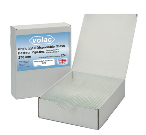 Pasteur Pipette Glass Volac 230mm x 1000 pieces